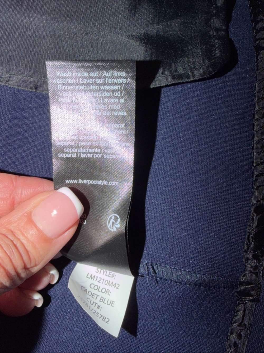 Liverpool Navy Blue Women's Blazer - Picture 6 of 6